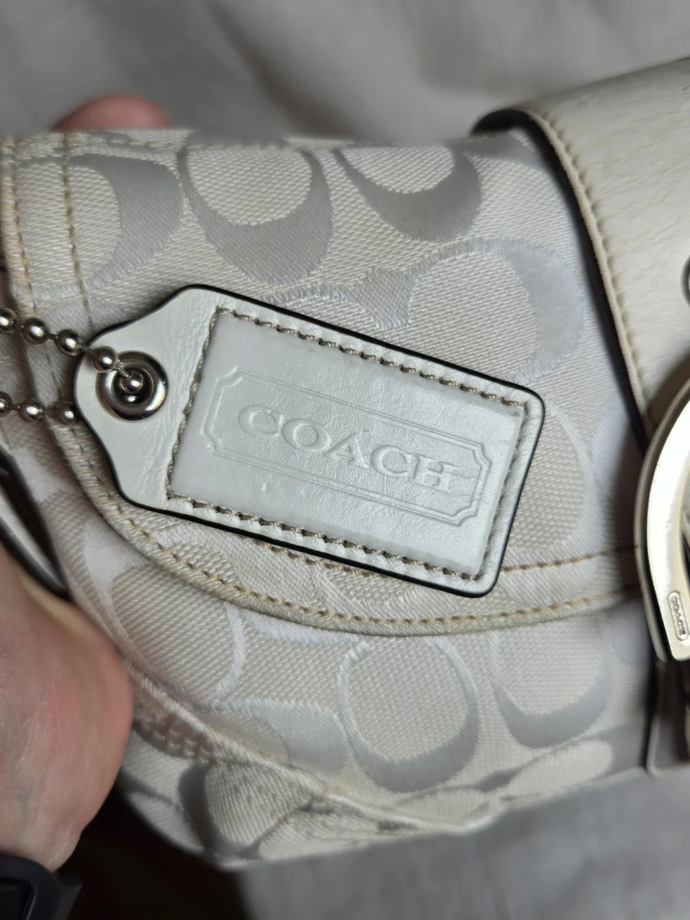 Vintage Coach Y2K-Era Mini Soho Signature Flap Shoulder Bag - Picture 7 of 11